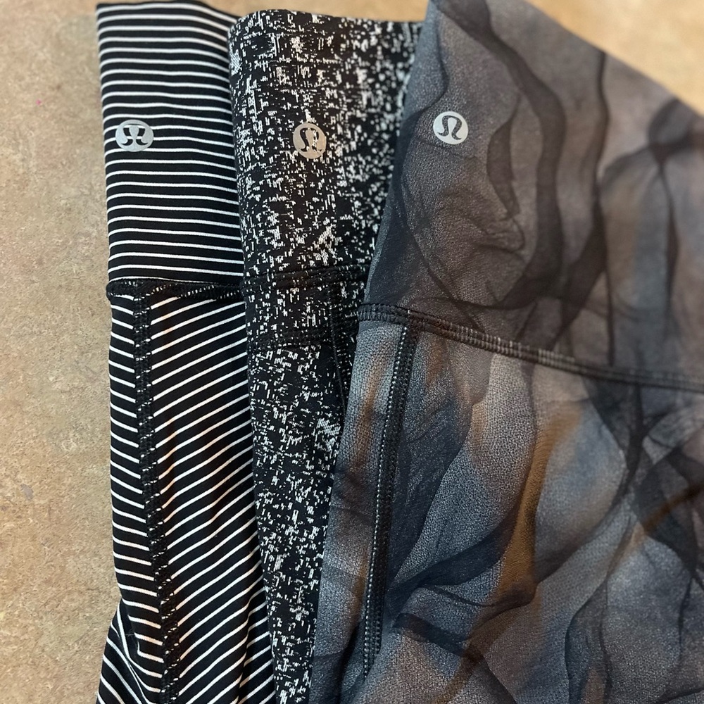 Lot of 3 Lululemon Leggings